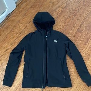Fuzzy lined Northface jacket w hood size M